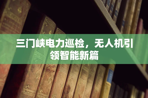 三门峡电力巡检，无人机引领智能新篇