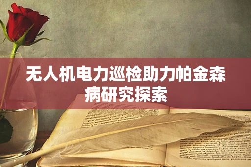 无人机电力巡检助力帕金森病研究探索
