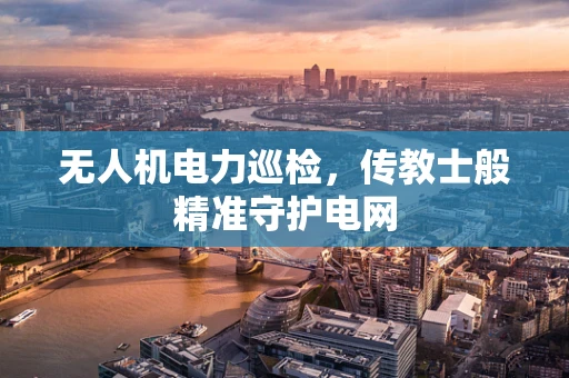 无人机电力巡检，传教士般精准守护电网