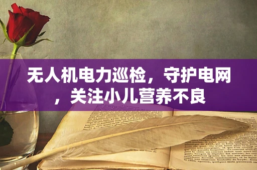 无人机电力巡检，守护电网，关注小儿营养不良