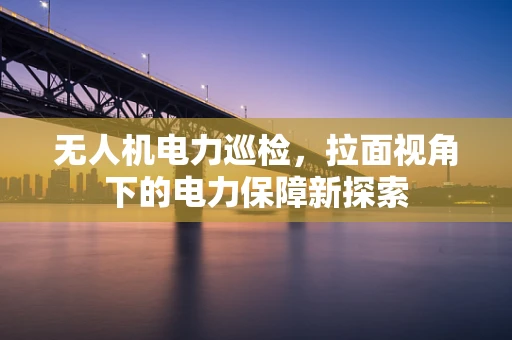 无人机电力巡检，拉面视角下的电力保障新探索