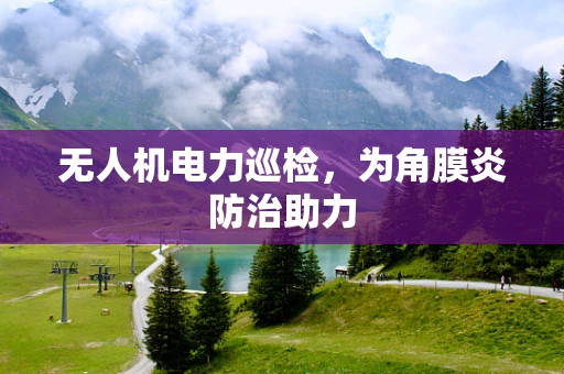 无人机电力巡检，为角膜炎防治助力