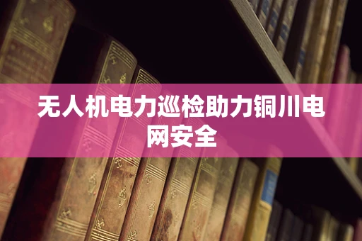 无人机电力巡检助力铜川电网安全