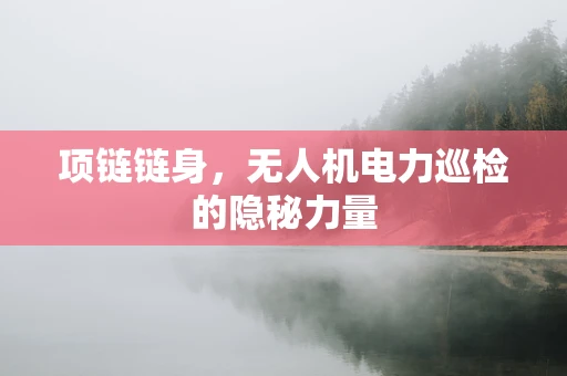 项链链身，无人机电力巡检的隐秘力量