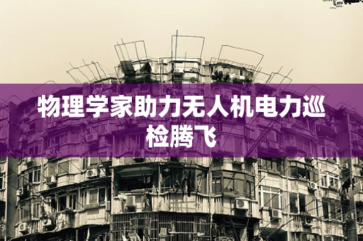 物理学家助力无人机电力巡检腾飞
