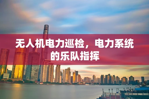 无人机电力巡检，电力系统的乐队指挥