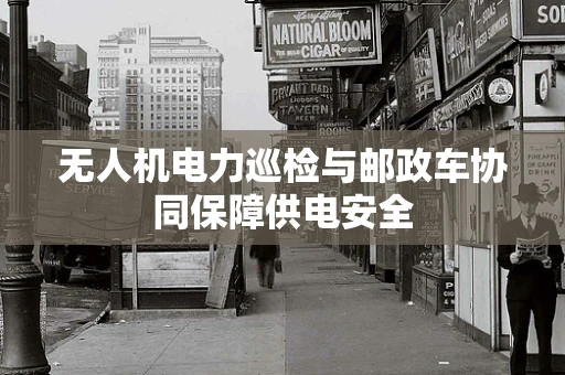 无人机电力巡检与邮政车协同保障供电安全