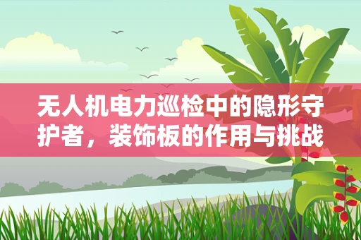 无人机电力巡检中的隐形守护者，装饰板的作用与挑战