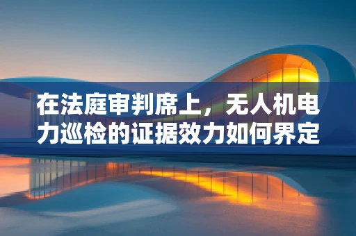 在法庭审判席上，无人机电力巡检的证据效力如何界定？