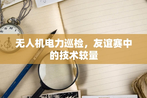 无人机电力巡检，友谊赛中的技术较量