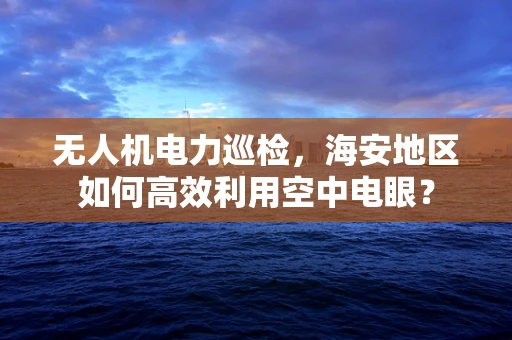 无人机电力巡检，海安地区如何高效利用空中电眼？