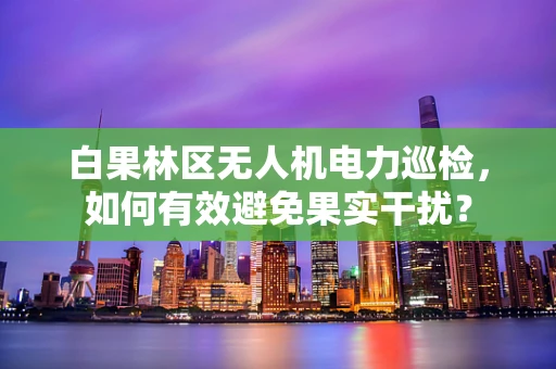 白果林区无人机电力巡检，如何有效避免果实干扰？