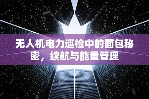 无人机电力巡检中的面包秘密，续航与能量管理
