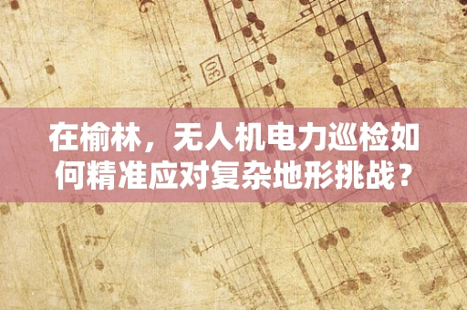 在榆林，无人机电力巡检如何精准应对复杂地形挑战？