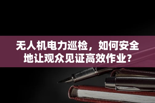 无人机电力巡检，如何安全地让观众见证高效作业？
