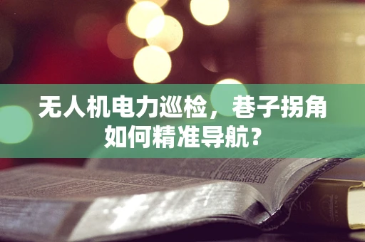无人机电力巡检，巷子拐角如何精准导航？