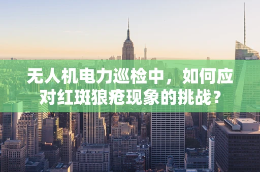 无人机电力巡检中，如何应对红斑狼疮现象的挑战？