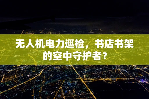 无人机电力巡检，书店书架的空中守护者？