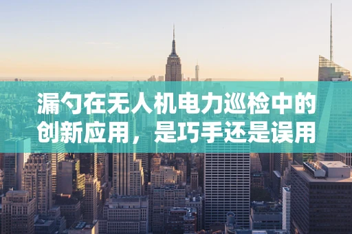 漏勺在无人机电力巡检中的创新应用，是巧手还是误用？