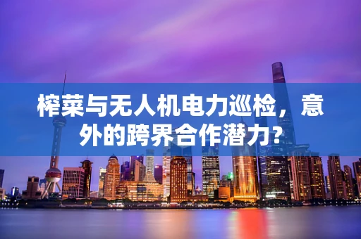 榨菜与无人机电力巡检，意外的跨界合作潜力？