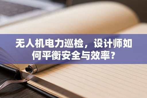 无人机电力巡检，设计师如何平衡安全与效率？