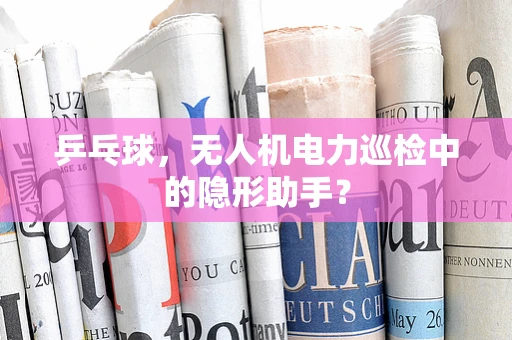 乒乓球，无人机电力巡检中的隐形助手？