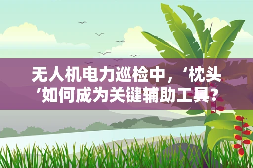 无人机电力巡检中，‘枕头’如何成为关键辅助工具？