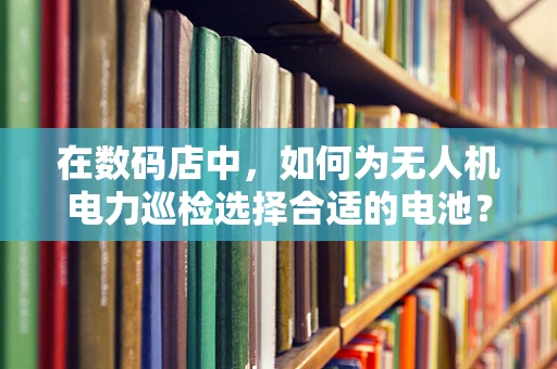 在数码店中，如何为无人机电力巡检选择合适的电池？