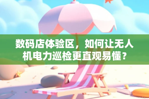 数码店体验区，如何让无人机电力巡检更直观易懂？