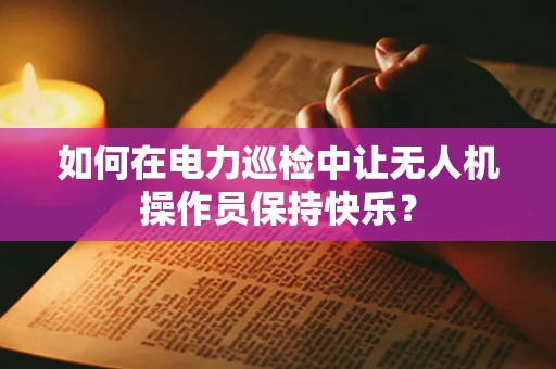 如何在电力巡检中让无人机操作员保持快乐？