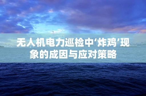 无人机电力巡检中‘炸鸡’现象的成因与应对策略