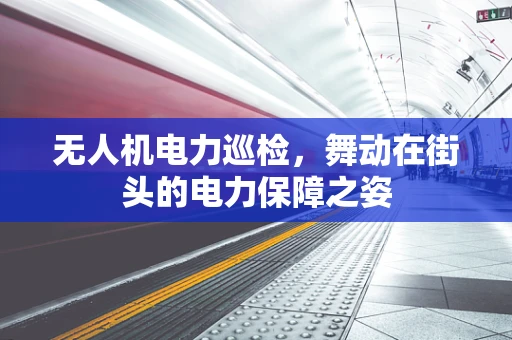无人机电力巡检，舞动在街头的电力保障之姿