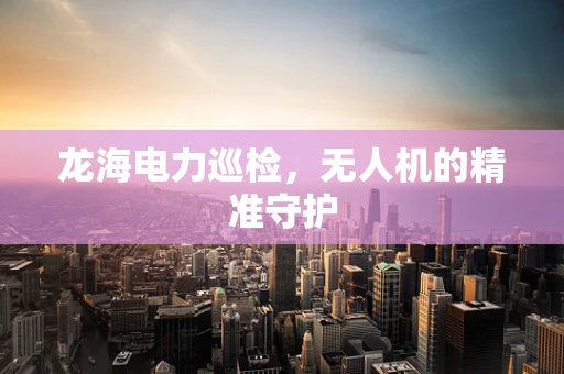 龙海电力巡检，无人机的精准守护