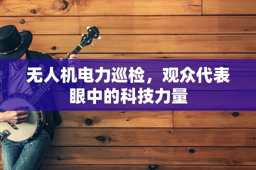 无人机电力巡检，观众代表眼中的科技力量