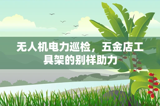 无人机电力巡检，五金店工具架的别样助力