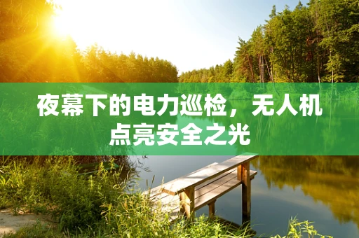 夜幕下的电力巡检，无人机点亮安全之光