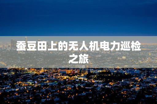 蚕豆田上的无人机电力巡检之旅
