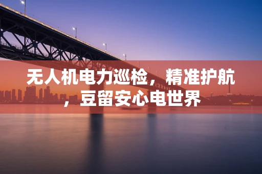 无人机电力巡检，精准护航，豆留安心电世界