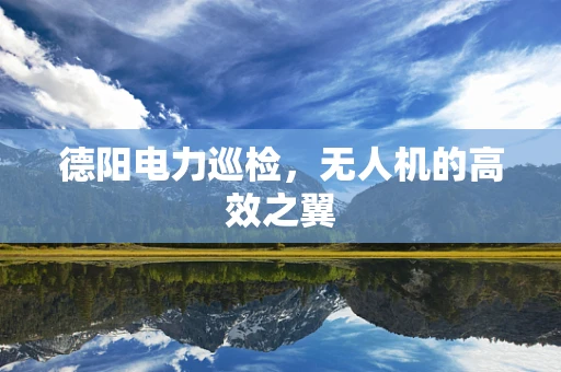 德阳电力巡检，无人机的高效之翼