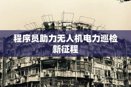 程序员助力无人机电力巡检新征程