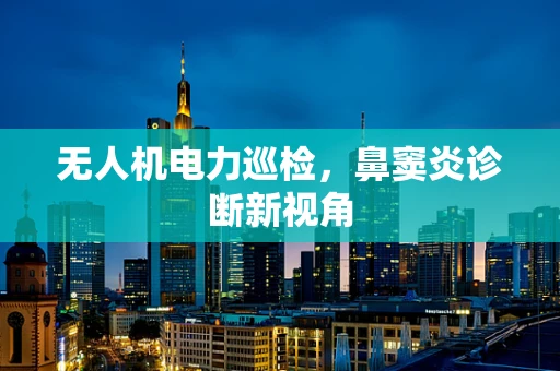 无人机电力巡检，鼻窦炎诊断新视角