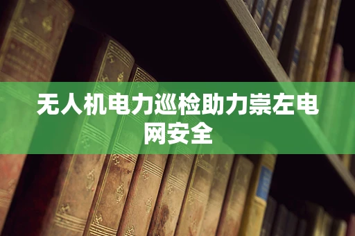 无人机电力巡检助力崇左电网安全