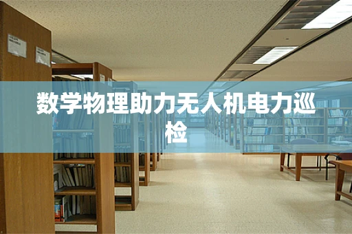 数学物理助力无人机电力巡检