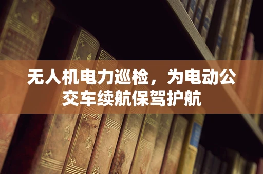 无人机电力巡检，为电动公交车续航保驾护航