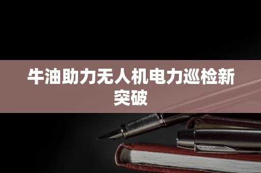 牛油助力无人机电力巡检新突破