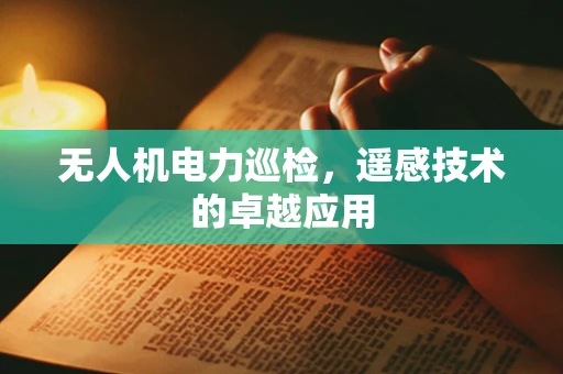 无人机电力巡检，遥感技术的卓越应用