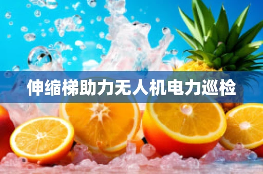 伸缩梯助力无人机电力巡检