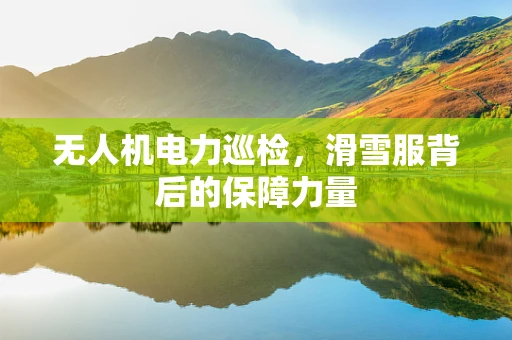 无人机电力巡检，滑雪服背后的保障力量