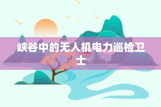峡谷中的无人机电力巡检卫士