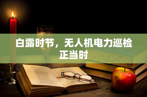 白露时节，无人机电力巡检正当时